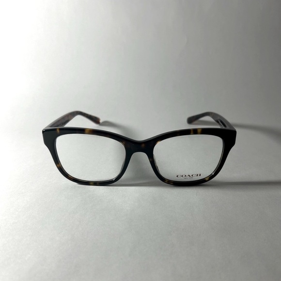 Coach Women’s Pink and Brown Tortoise Glasses - Picture 1 of 7